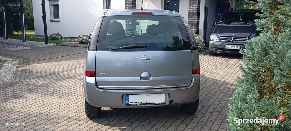 Opel Meriva 2008r 14 benzLPGKlimaNOWY Przegląd Wałdowo Szlacheckie sprzedam