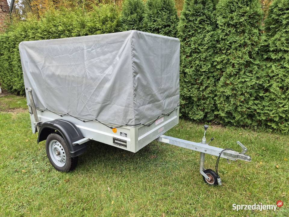 Przyczepa Pongratz lekka 750 2x1m plandeka Drogobycza