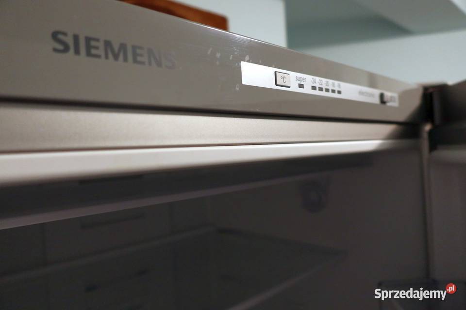 lodówka Siemens 36 srebrna wolnostojące