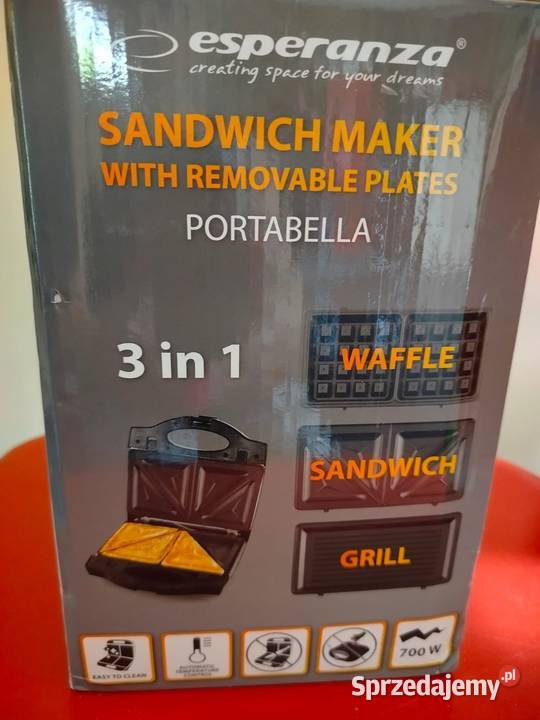 zestaw 3 w 1 sandwich gofry grill pomorskie Pruszcz Gdański