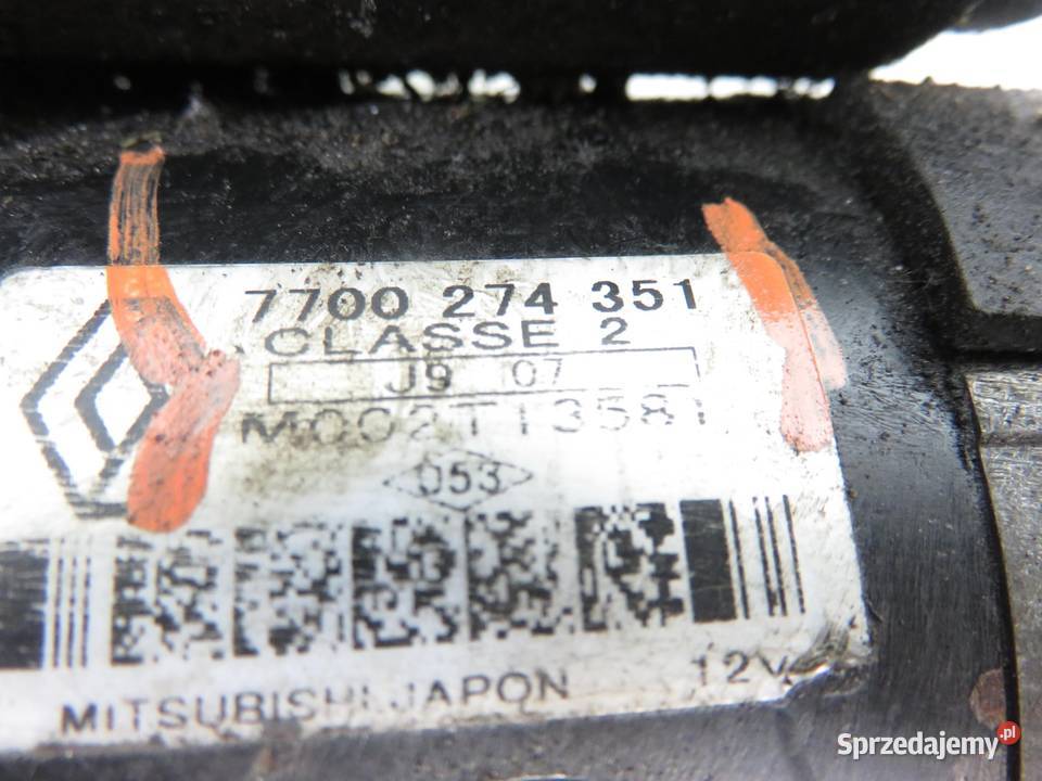 ROZRUSZNIK RENAULT CLIO II 14 BCB0C E7J 780 małopolskie