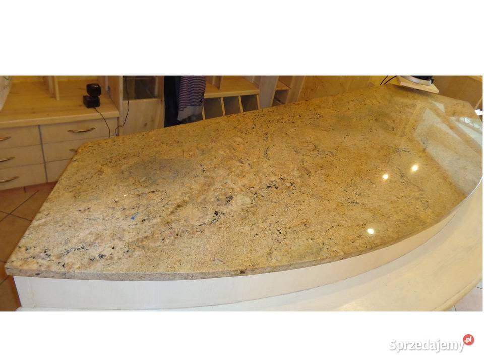 Blat kuchenny półokrągły granit „sahara” rzadkość-blat 2,7cm