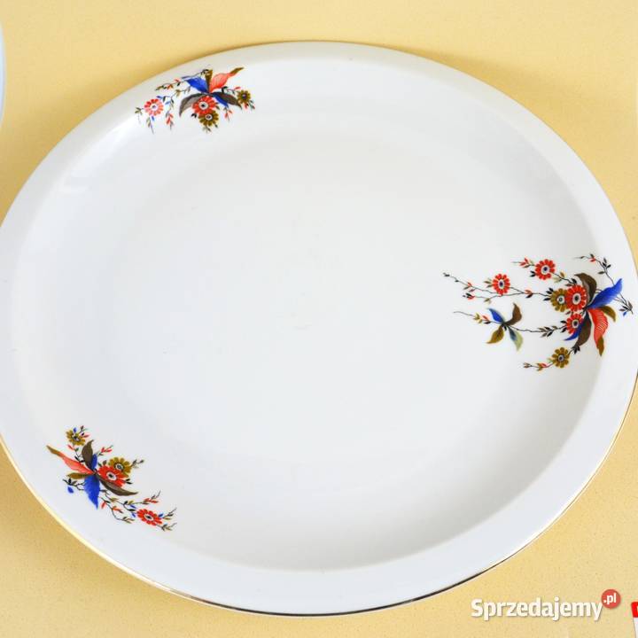 Półmisek okrągły art deco Ćmielów lata 30te śr mazowieckie Bronisze