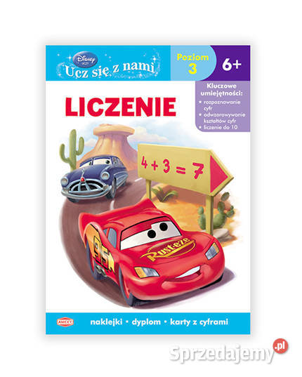 Liczenie Disney ucz się z nami poziom 3 ksiązka Szczecin