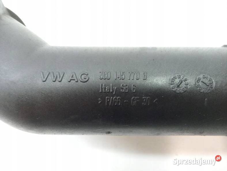 RURA PRZEWÓD INTERCOOLERA 3C0145770B 19 TDI Audi sprzedam