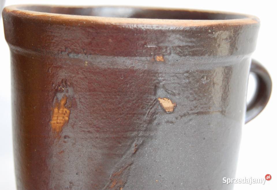 Duży kamionkowy garnek kamionka FNK Bochnia PRL lubelskie Lublin