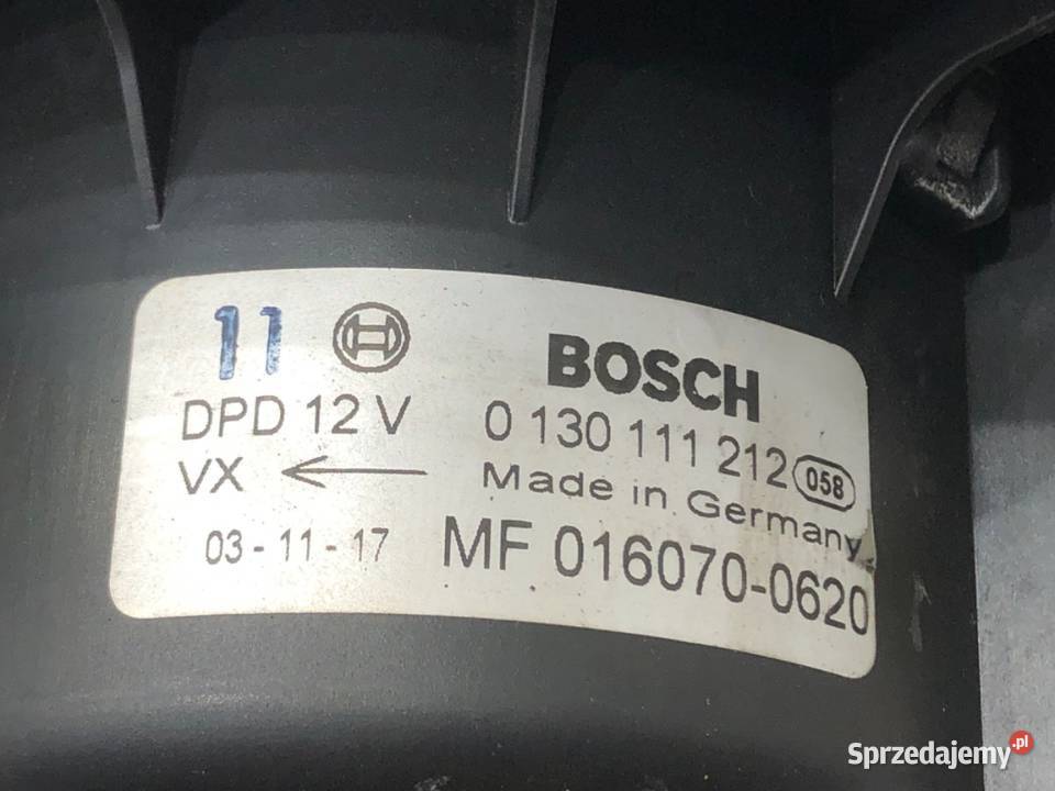 DMUCHAWA NAWIEWU VOLVO V40 WENTYLATOR osobowe