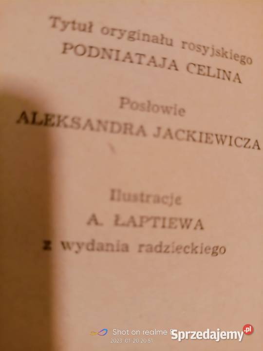 Zaorany ugór Szołochow książki prezenty Warszawa