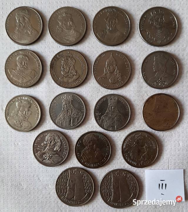 Zestaw III Monet Polska Królowie Gliwice