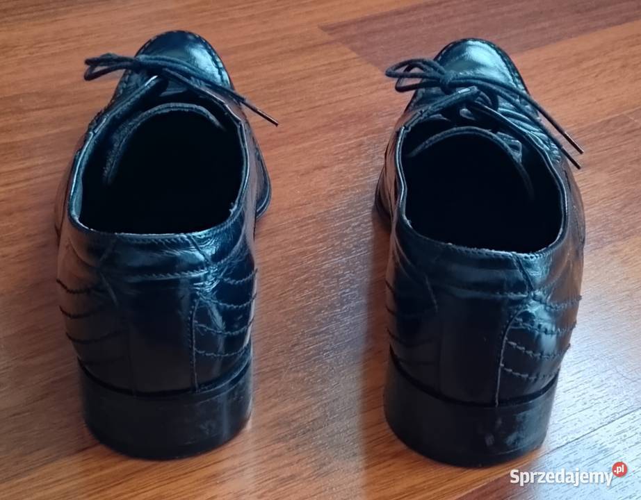Półbuty wizytowe skórzane firmy Conhpol rozmiar czarny Katowice sprzedam
