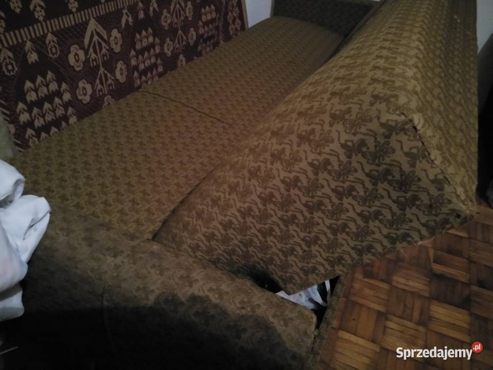 Wersalka kanapa łóżko rozkładane vintage Przeciszów