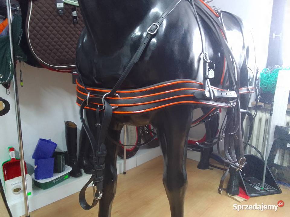Uprząż szorowa biothan na parę koni rozmiar full śląskie Pietrowice Wielkie