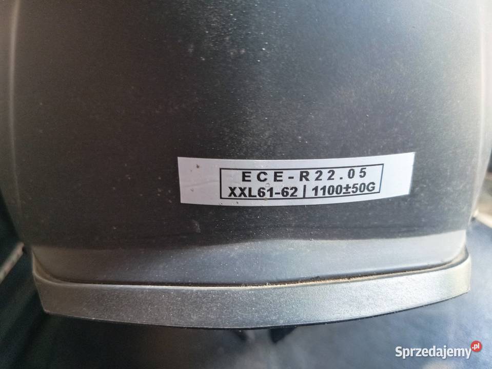 Kask na quad duży prawie nie używany xxl Kaski łódzkie Wilamów-Parcela sprzedam