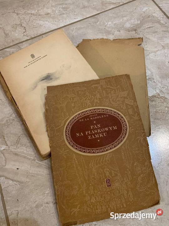 Pan na piaskowym zamku Jules De La Madelene 1950 Jasło