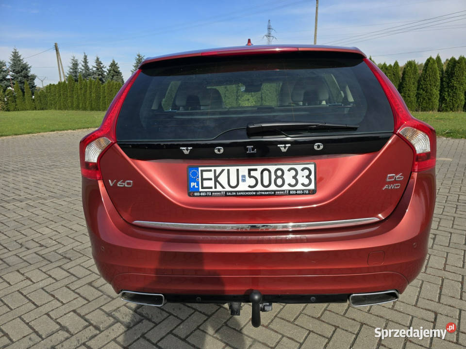 Volvo V60 24D6 HybrydaSkóryKolorowa NaviSuper napęd 4x4