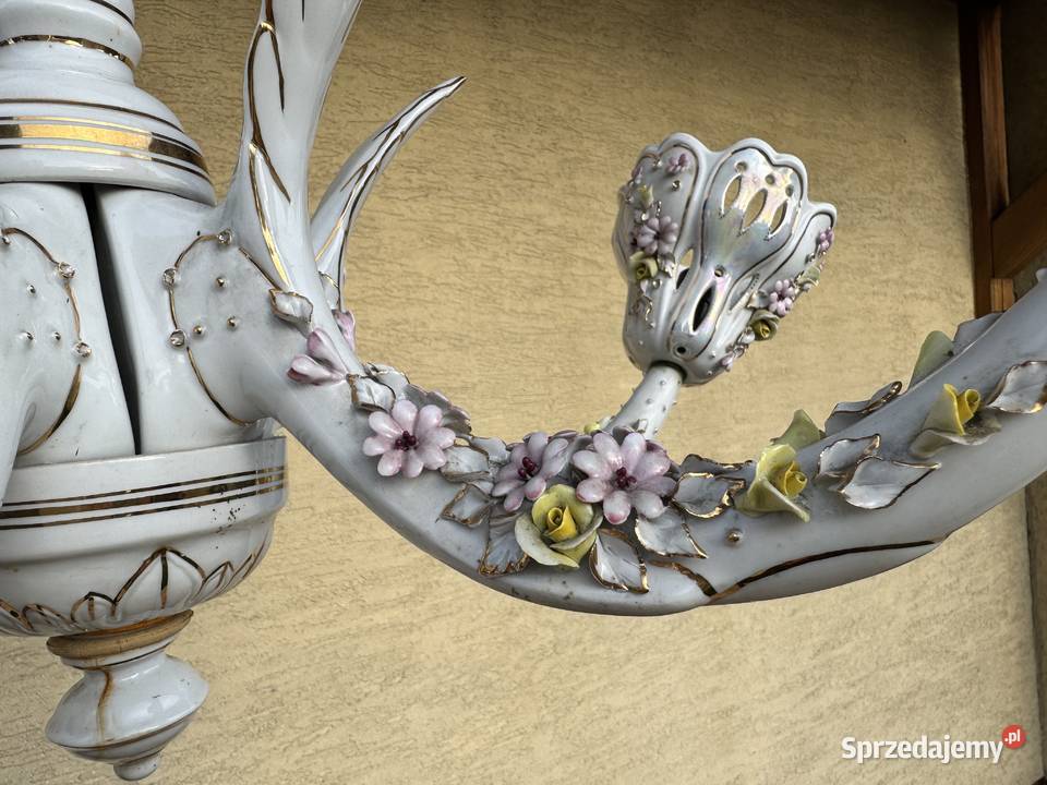 Żyrandol 6 ramienny stylowy lampa wisząca mazowieckie Garwolin