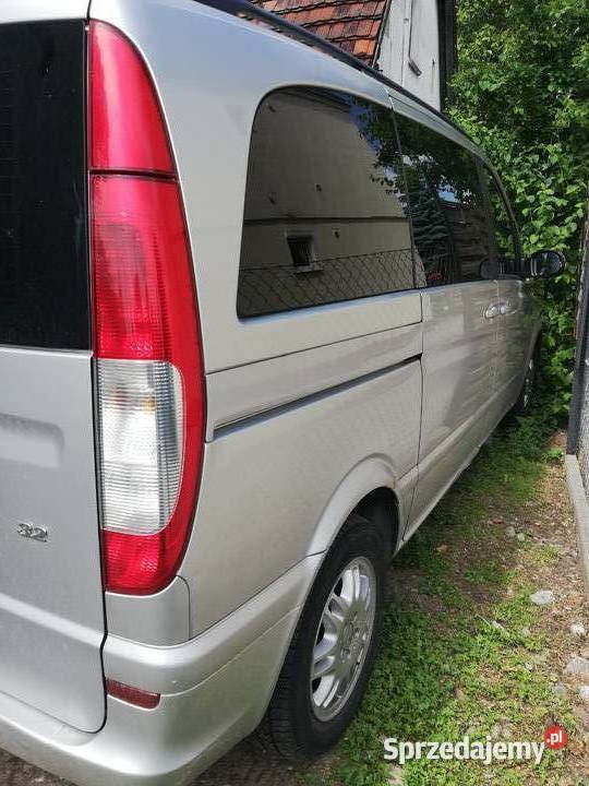 Mercedes Viano 32 LPG skóra 220 7os hak Inowrocław sprzedam