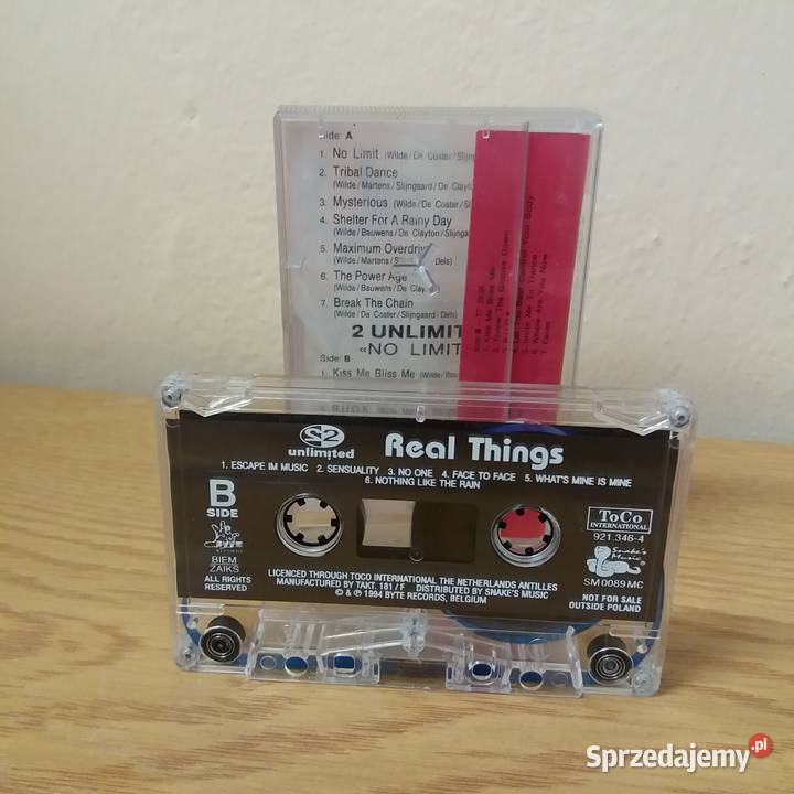 2 Unlimited Real Things kaseta magnetofonowa Warta