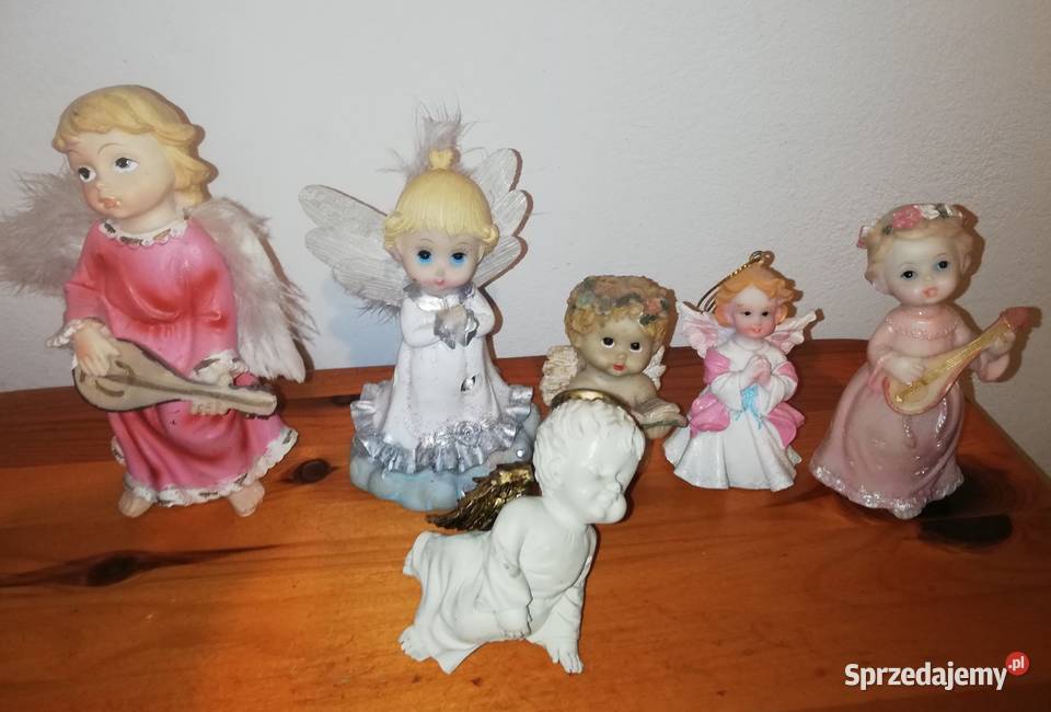 Kolekcja starych figurek Aniołków mazowieckie Warszawa sprzedam