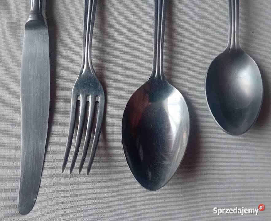 Komplecik sztućców Hefra 1 osoby Stal nierdzewna Koźminek sprzedam