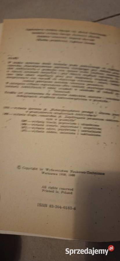 1 wydanie Zapobieganie porażeniom elektrycznym w Łęczyca