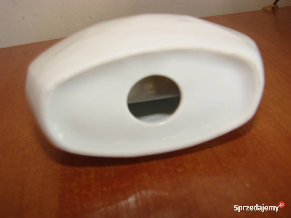 biały porcelanowy serwetnik Serwetniki i obrączki Pruszcz Gdański