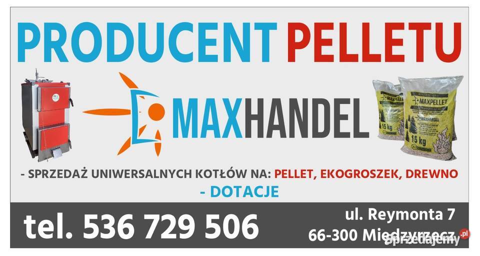 Maxpellet Pellet drzewny 6mm sosnowy Międzyrzecz