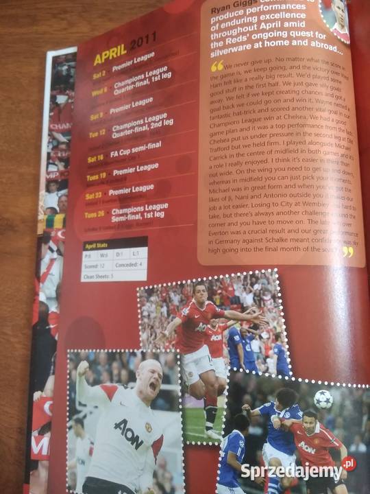 Manchester United Annual 2012 książka twarda Kwidzyn