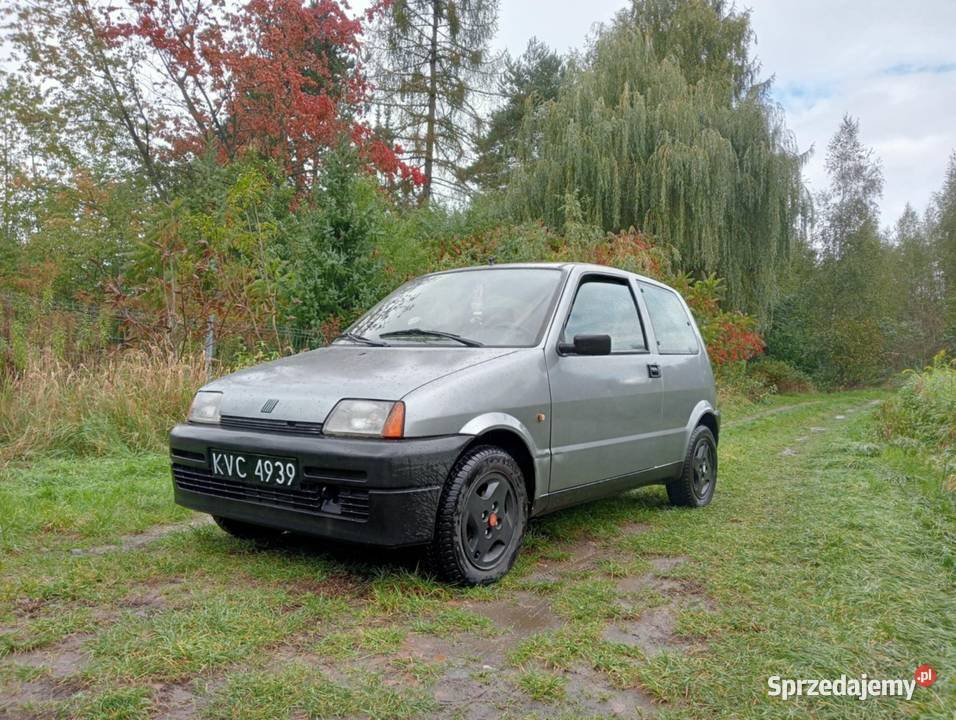 Fiat Cinquecento 900 1996r Czarne Blachy 40KM Cinquecento Kraków