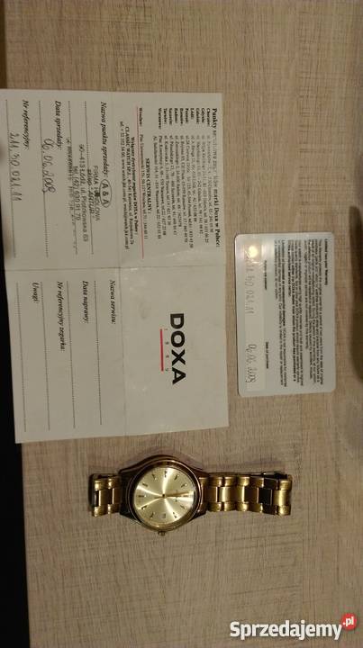 Złoty zegarek Doxa Tradition Zegarki i Biżuteria