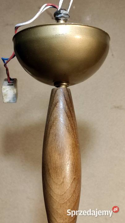 Lampa sufitowa drewniana Kraśnik sprzedam