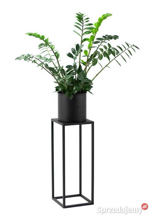 Kwietnik Metalowy Stojak METALLO 60 czarny LOFT czarny mazowieckie Sobienie-Jeziory