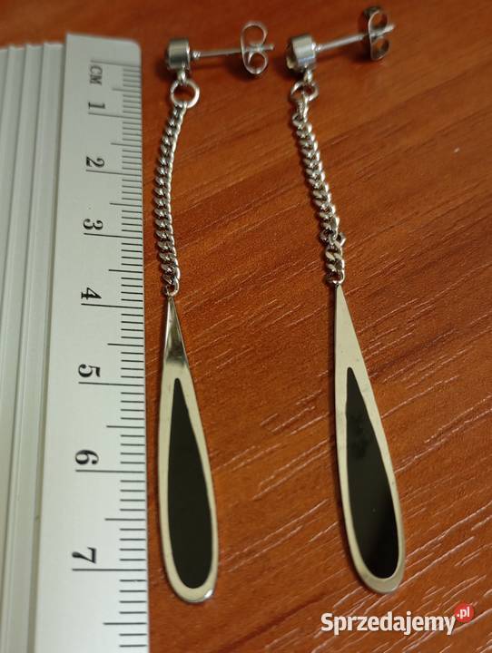 Długie lekkie kolczyki sprzedam