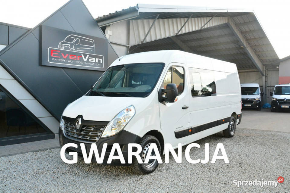 Renault Master L3H2 7 osobowy brygadówka doka ABS mazowieckie