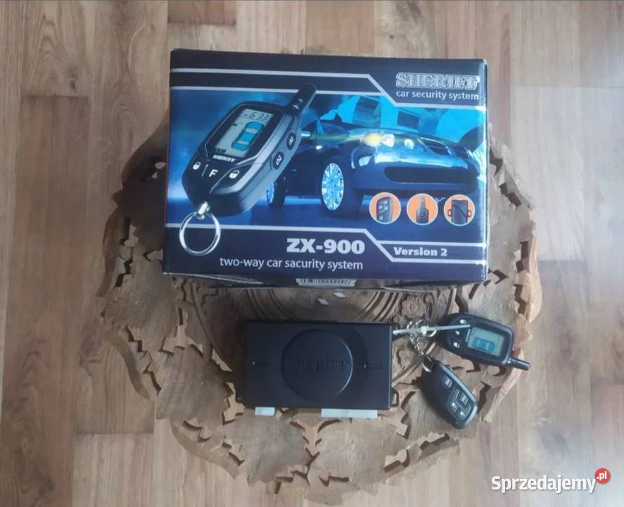 Alarm Nowy samochodowy auto Sheriff ZX900 V 2 Szczecinek