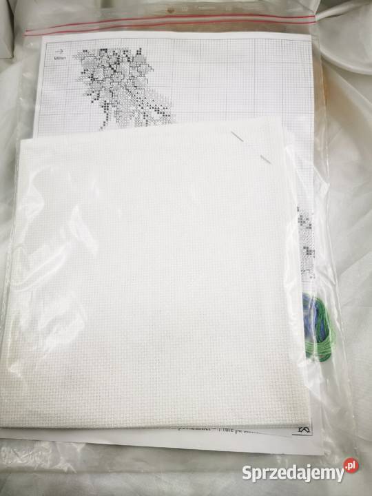 Zestaw do haftu 19 Antyki, Sztuka, Kolekcje Wiśniowa