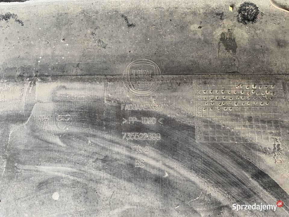 Fiat 500L Dokładka Zderzaka Dół Osłona 735522399 Lublin