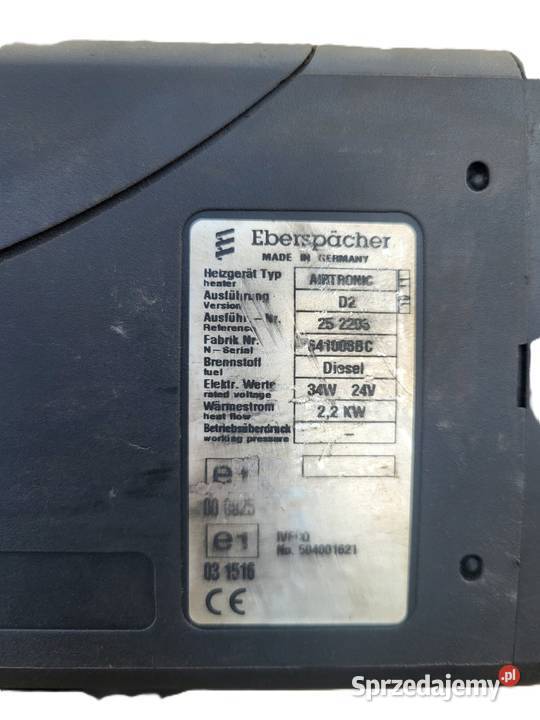504001621 252203 Ogrzewanie Webasto Airtronic D2 Zawichost