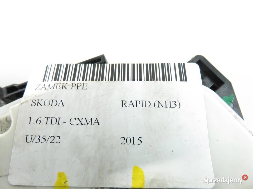 ZAMEK PRAWY PRZEDNI SKODA RAPID NH3 5E2837016A sprzedam