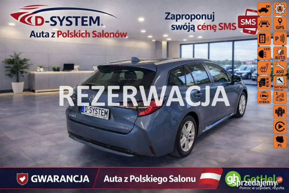 Toyota Corolla 21 Salon Polska 18 HYBRID 1wł z podlaskie Białystok