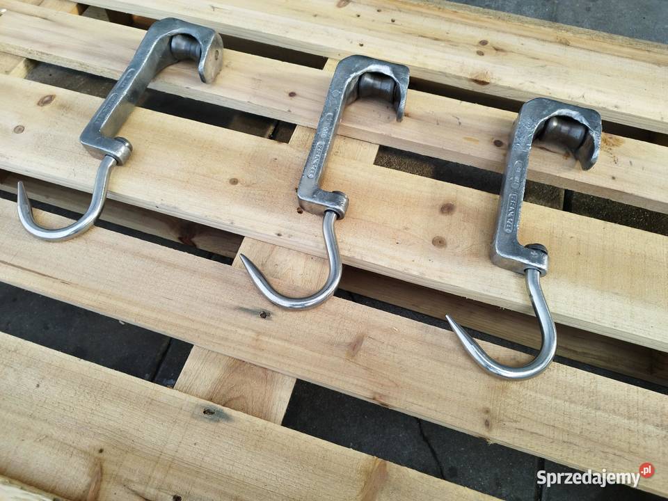 Hak ubojowy rolkowy do bydła trzody udźwig 300 Wieliczka