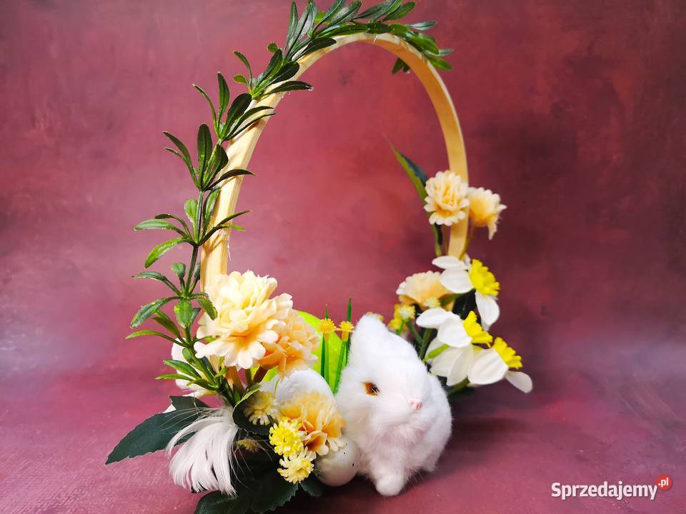 Stroik wielkanocny z króliczkiem Dom i Ogród Kielce sprzedam