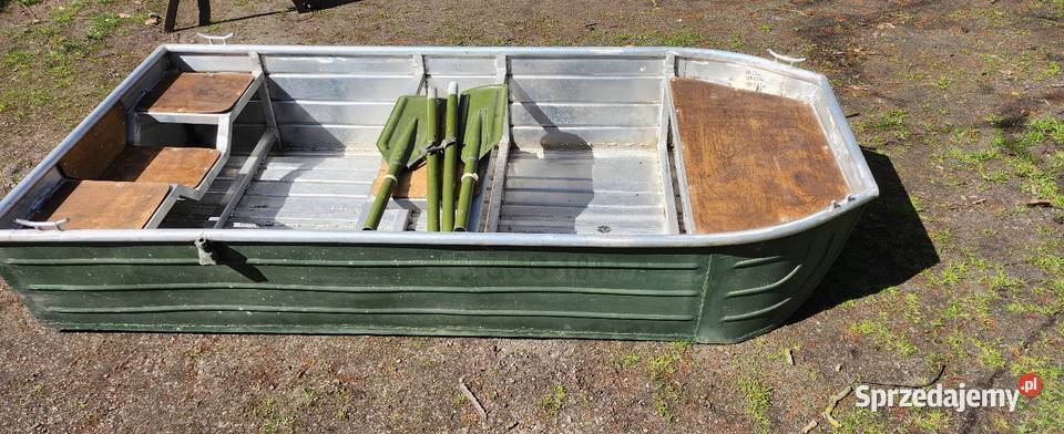 Aluminiowa płaskodenna stabilnaŁódź łódka Wędkarstwo Barlinek