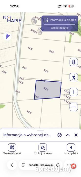 Działka 40 a z warunkami zabudowy Korzeniec