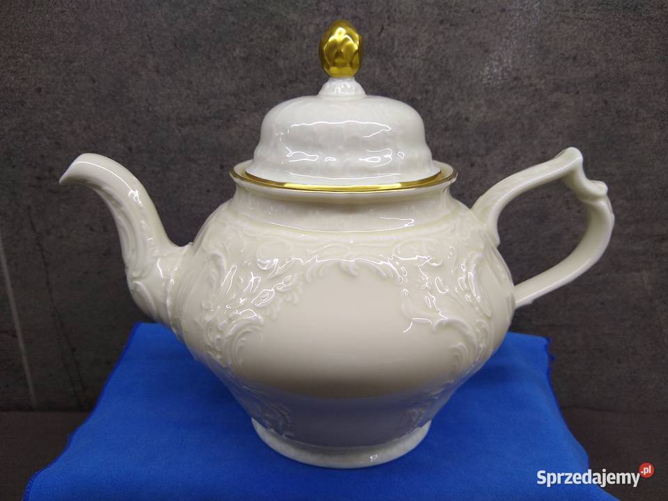 Dzbanek do herbaty Rosenthal Sanssouci ecru wielkopolskie Kalisz