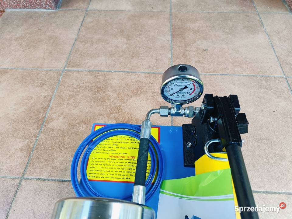 Zakuwarka do węży hydraulicznych z Niemiec