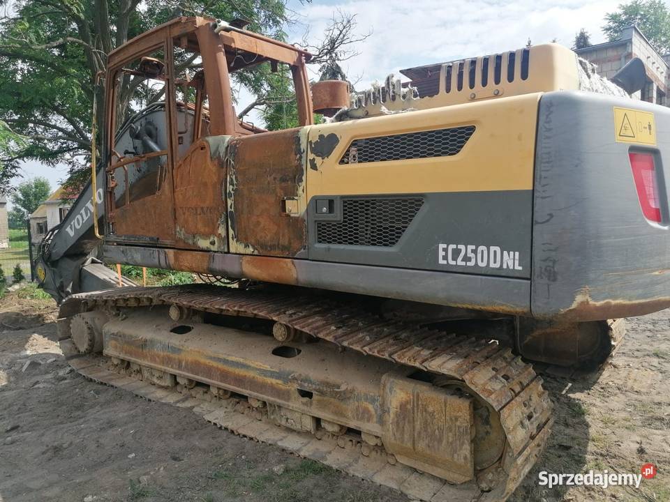 Wieniec obrotu Volvo EC 250 Dln wielkopolskie Wilkowo sprzedam