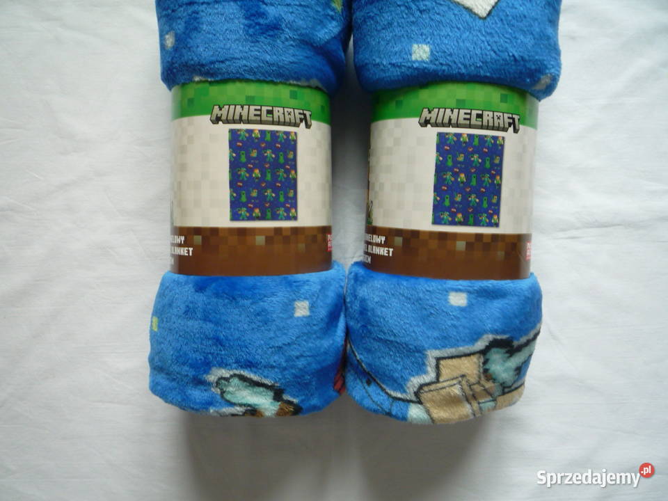Minecraft Nowy Koc 130x160 Szczecin sprzedam