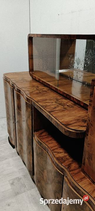 komoda bufet witryna art deco lata 60te vintage Radomsko