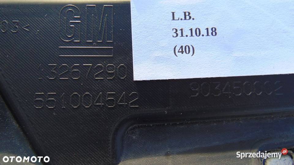 BLENDA KLAPY OPEL INSIGNIA KOMBI 0815 osobowe Nowy Tomyśl sprzedam
